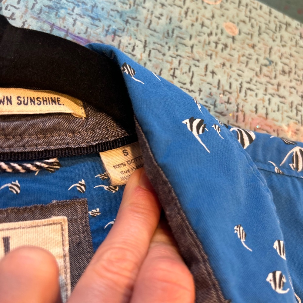 Tropical Fish School Button Down - image 7